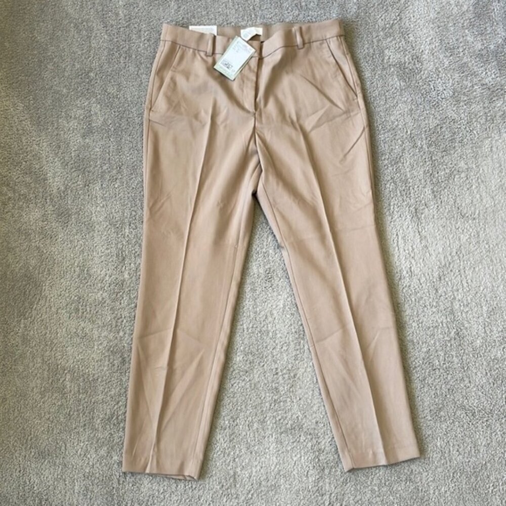 NWT H&M Beige Slacks Ankle Length - Size 14